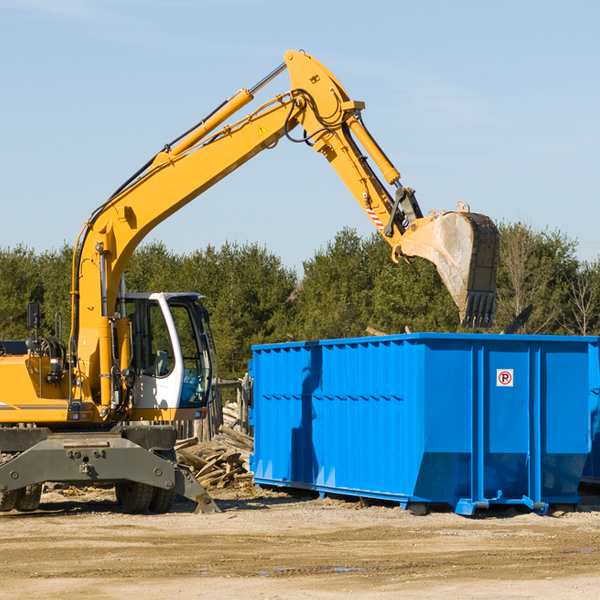 can i choose the location where the residential dumpster will be placed in Fremont County IA